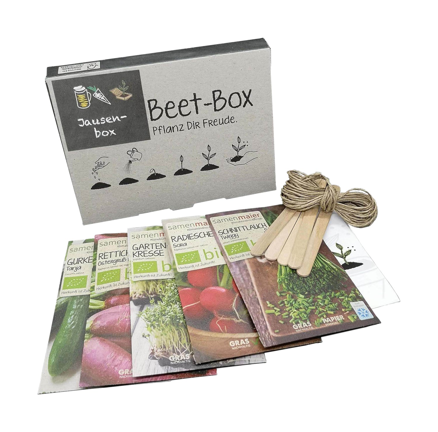 Artikelbild 1 von "BIO Beet-Box "Jausenbox"" aus der Kategorie Samen-Sets