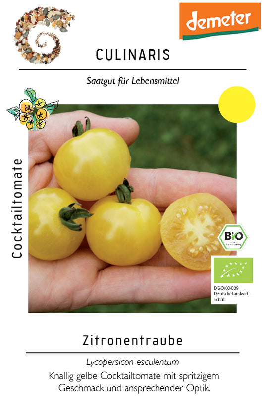 Artikelbild 1 von "BIO Cocktailtomate Zitronentraube" aus der Kategorie Kirschtomatensamen