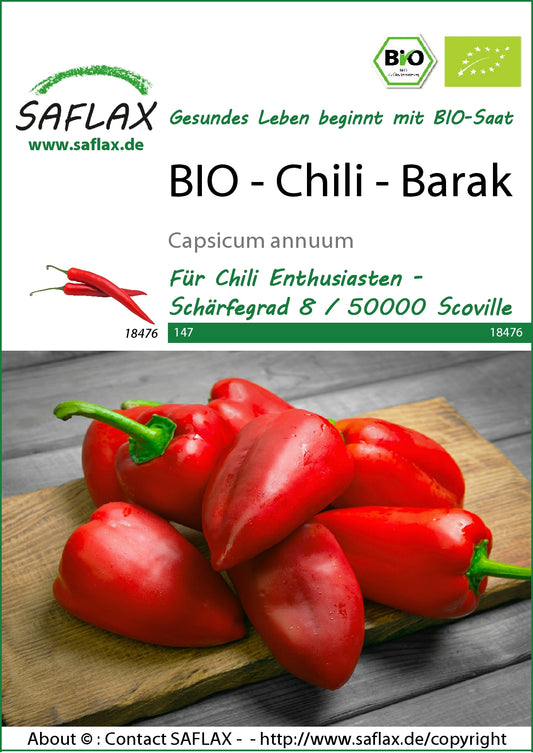 Artikelbild 1 von "BIO Chili Barak" aus der Kategorie Gemüsesamen