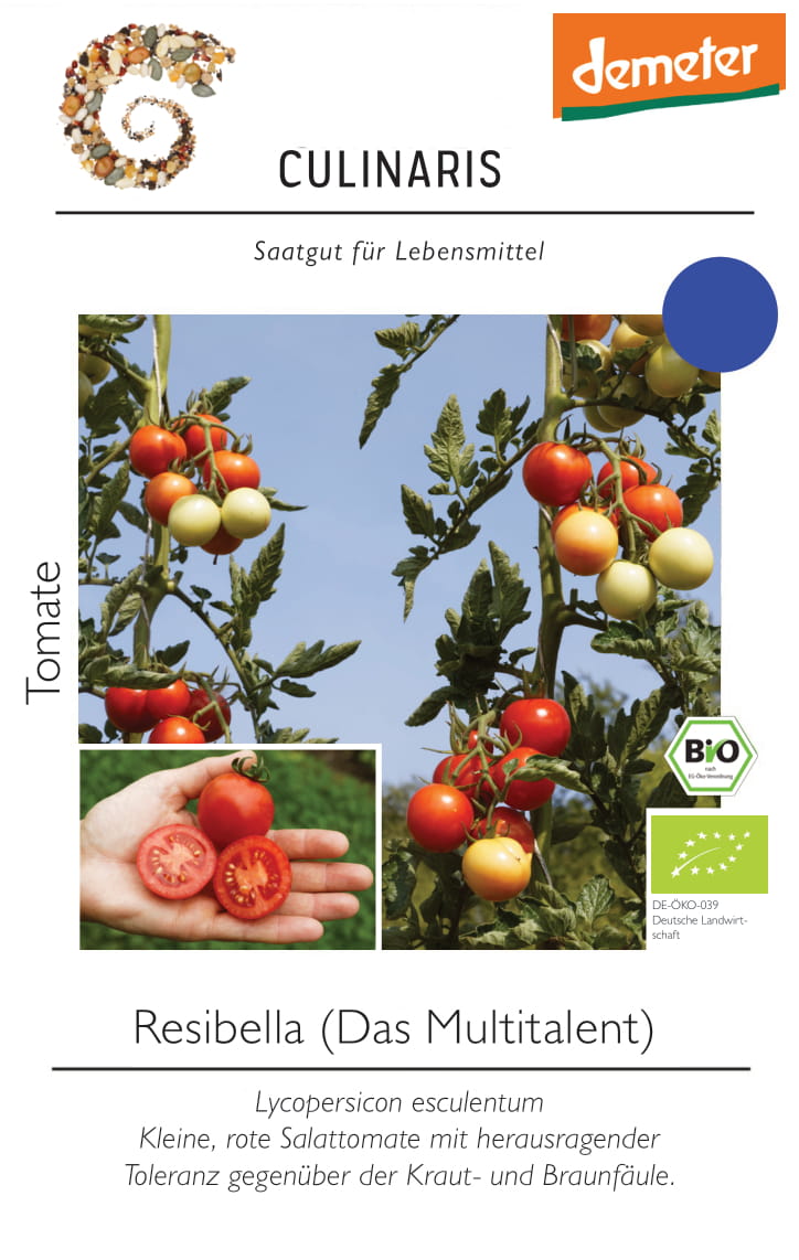 Artikelbild 1 von "BIO Freilandtomate Resibella" aus der Kategorie Tomatensamen