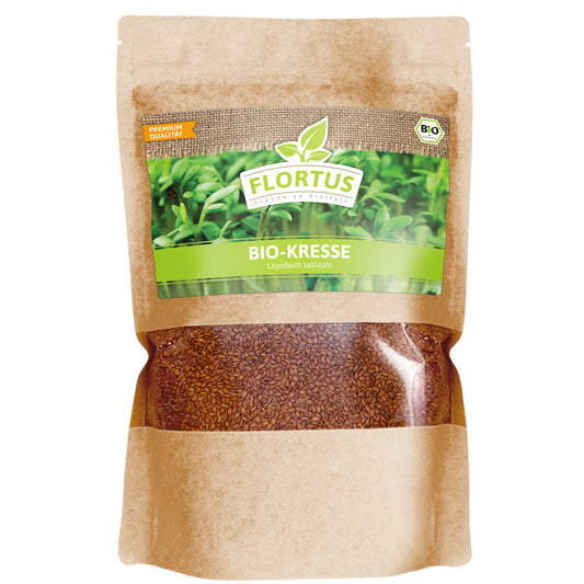 Bio-Kresse (900 g) | Bio-Kressesamen von Flortus
