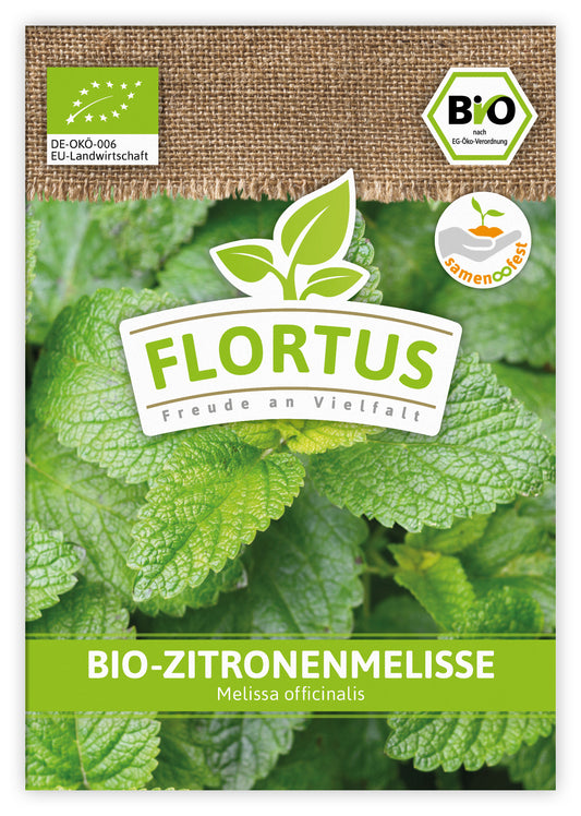 Zitronenmelisse | BIO Melissensamen von FLORTUS
