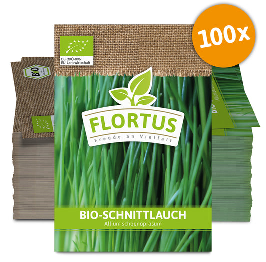 Schnittlauch (100 Tütchen) | BIO Schnittlauchsamen von FLORTUS