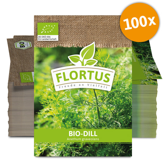 Dill (100 Tütchen) | BIO Dillsamen von FLORTUS