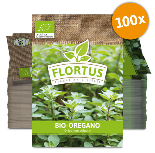 Oregano (100 Tütchen) | BIO Oreganosamen von FLORTUS