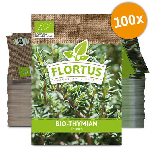 Thymian (100 Tütchen) | BIO Thymiansamen von FLORTUS