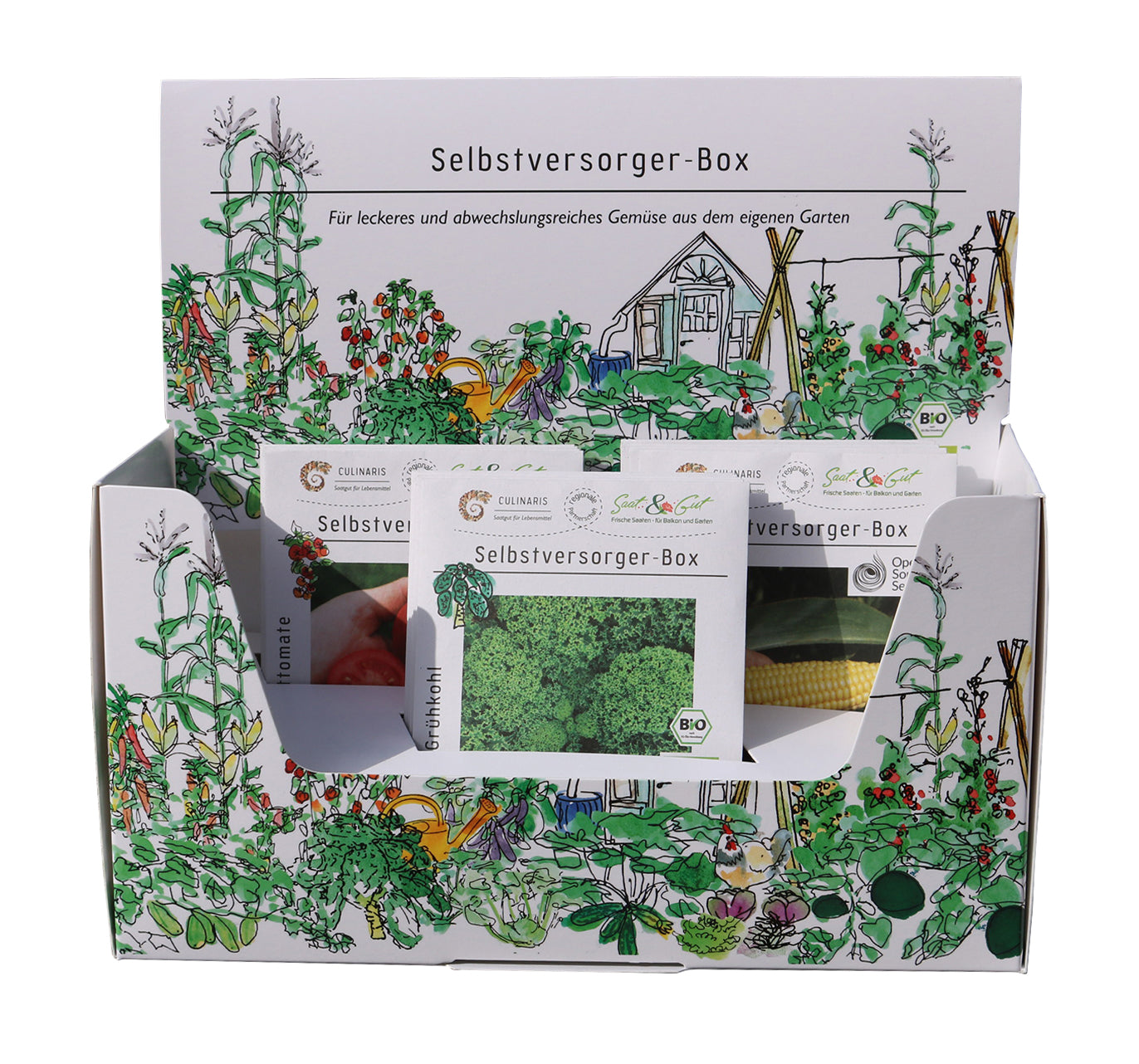 Artikelbild 1 von "BIO Selbstversorger-Box" aus der Kategorie Gemüsesamen-Sets