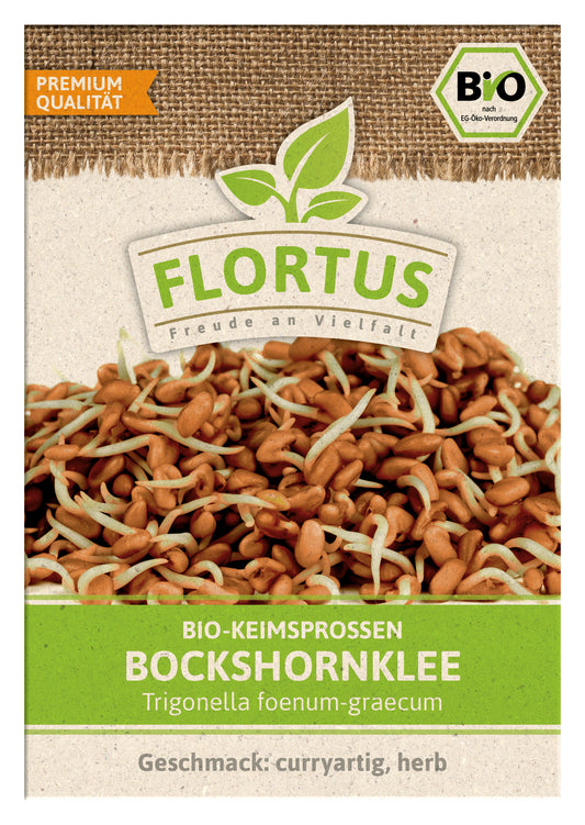 Keimsprossen Bockshornklee | BIO Keimsprossen von FLORTUS