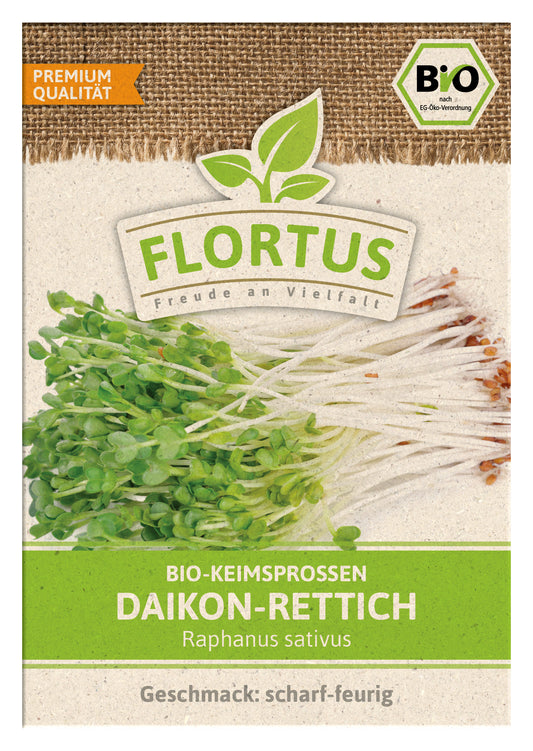 Artikelbild 1 von "BIO Keimsprossen Daikon-Rettich" aus der Kategorie Keimsprossen