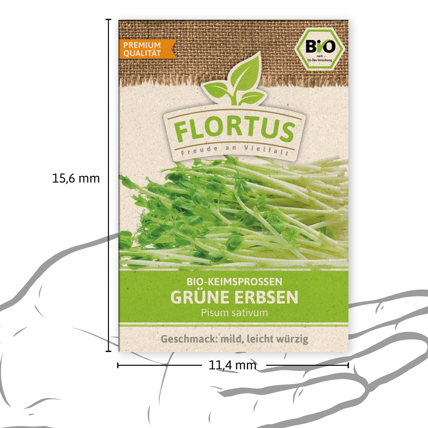 Artikelbild 4 von "BIO Keimsprossen Grüne Erbse" aus der Kategorie Keimsprossen