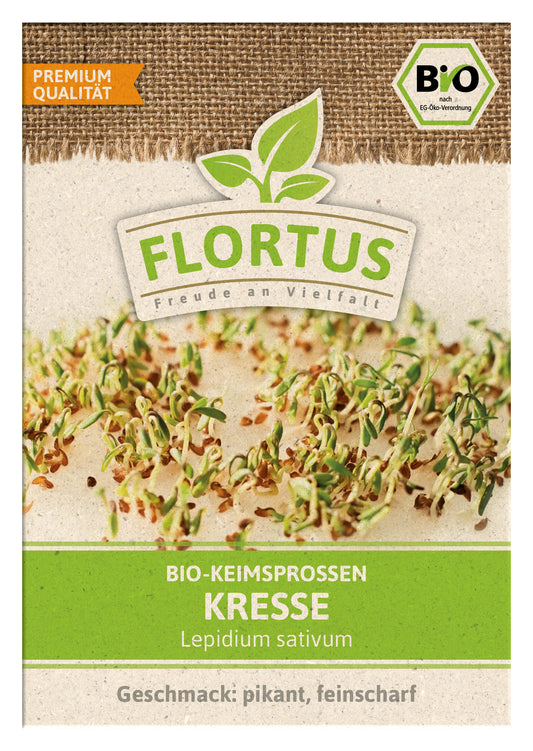 Keimsprossen Kresse | BIO Keimsprossen von FLORTUS