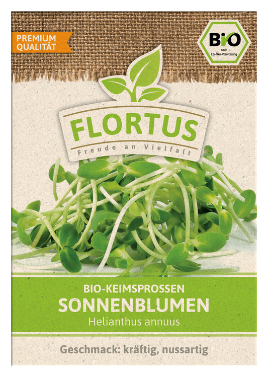Keimsprossen Sonnenblume | BIO Keimsprossen von FLORTUS