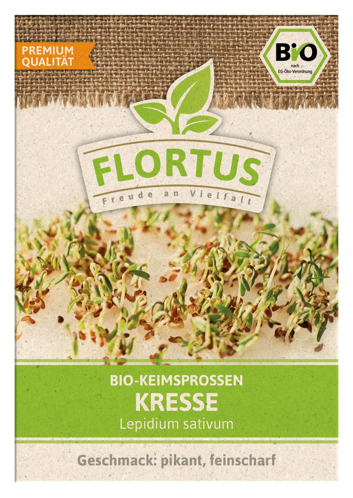 Keimsprossen Kresse | BIO Keimsprossen von FLORTUS