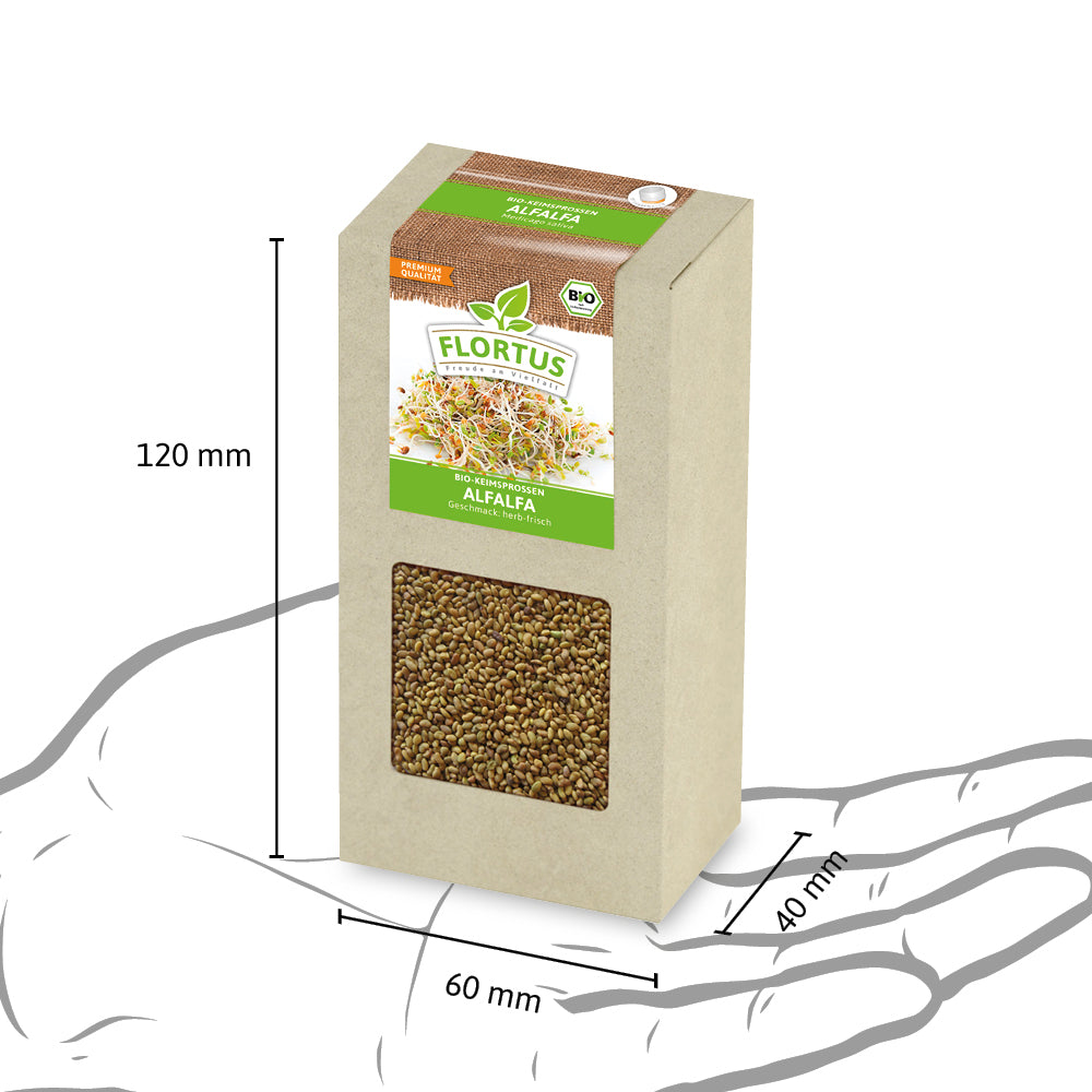 Keimsprossen Alfalfa | BIO Keimsprossen von FLORTUS