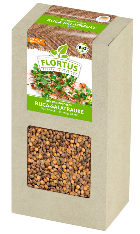 Keimsprossen Ruca-Salatrauke (200 g) | BIO Keimsprossen von FLORTUS