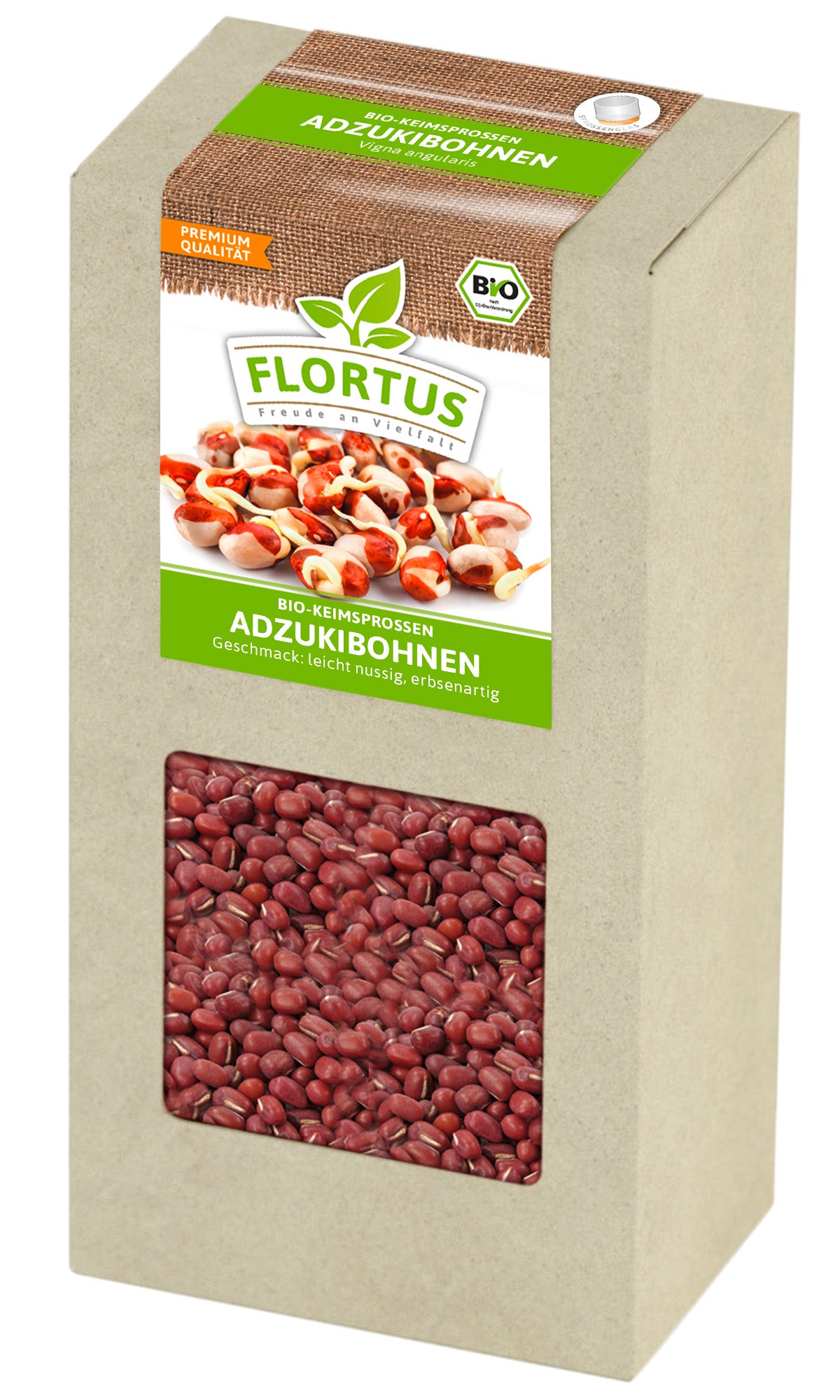 Artikelbild 1 von "BIO Keimsprossen Adzukibohne (200 g)" aus der Kategorie Keimsprossen