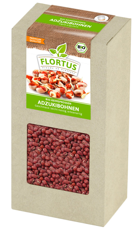 Keimsprossen Adzukibohne (200 g) | BIO Keimsprossen von FLORTUS