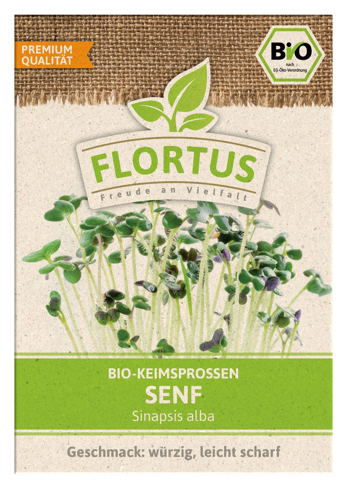 Keimsprossen Senf | BIO Keimsprossen von FLORTUS