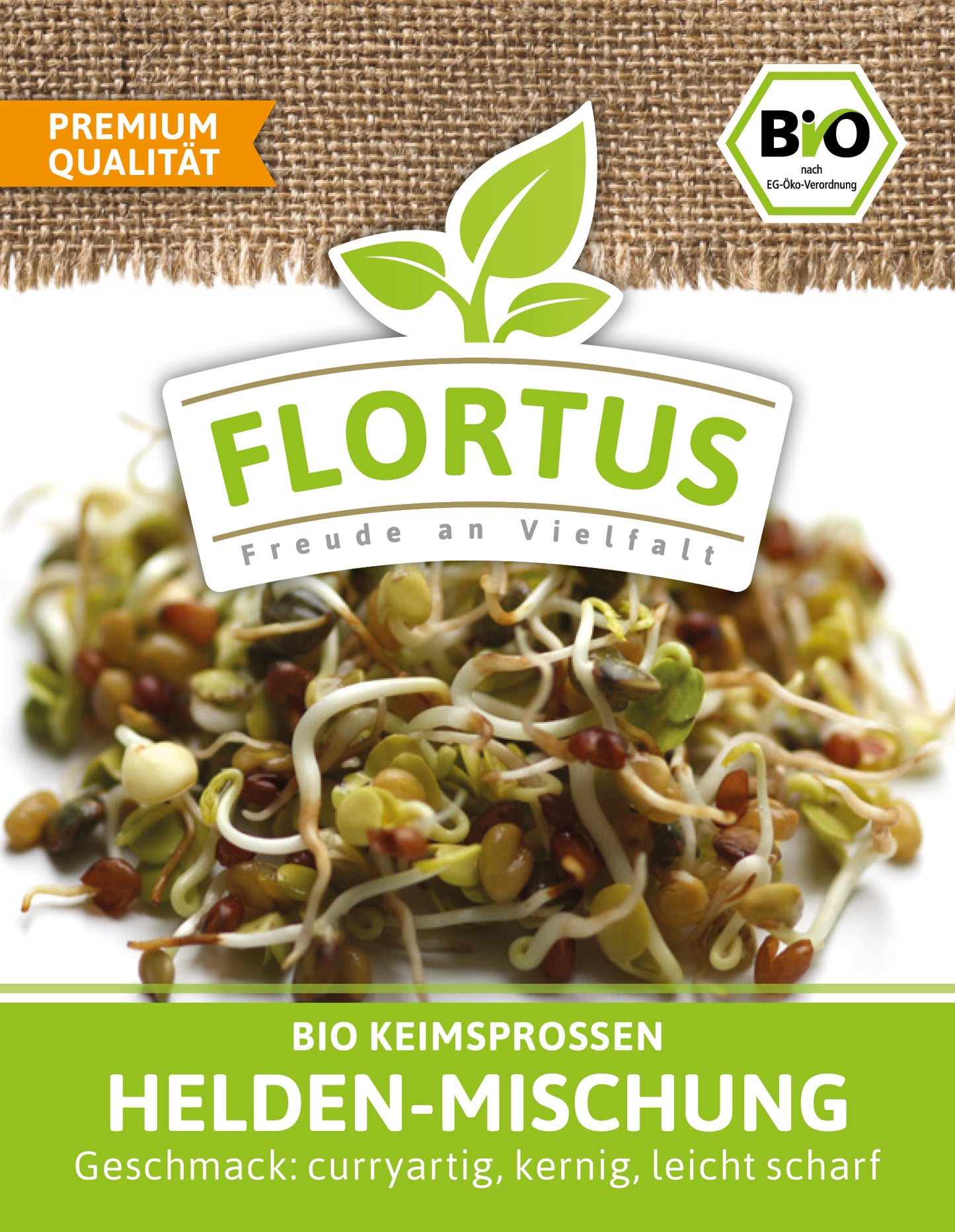 Artikelbild 2 von "BIO Keimsprossen Helden-Mischung (Bockshornklee, Linsen und Rettich) (200 g)"