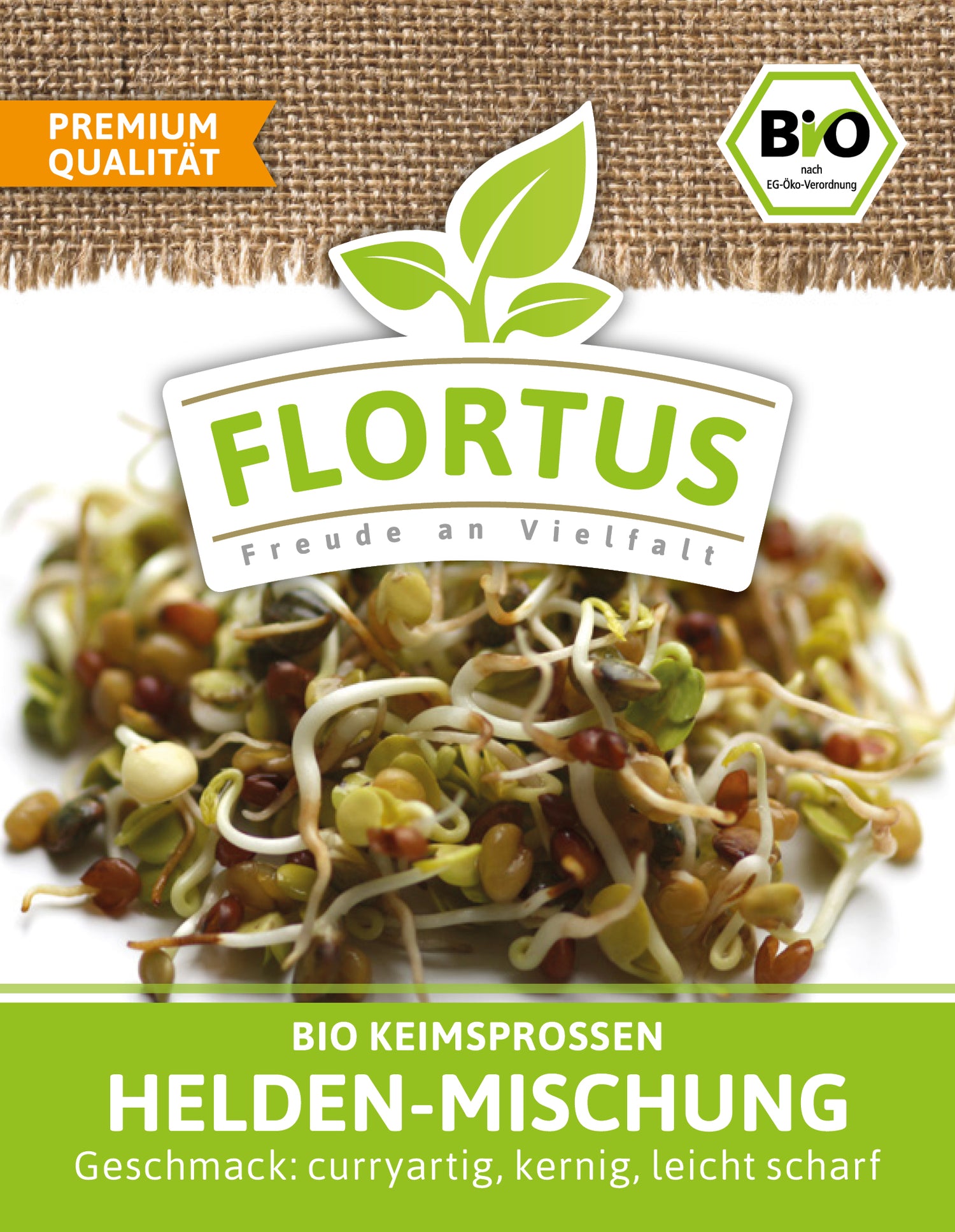 Artikelbild 2 von "BIO Keimsprossen Helden-Mischung (Bockshornklee, Linsen und Rettich)"