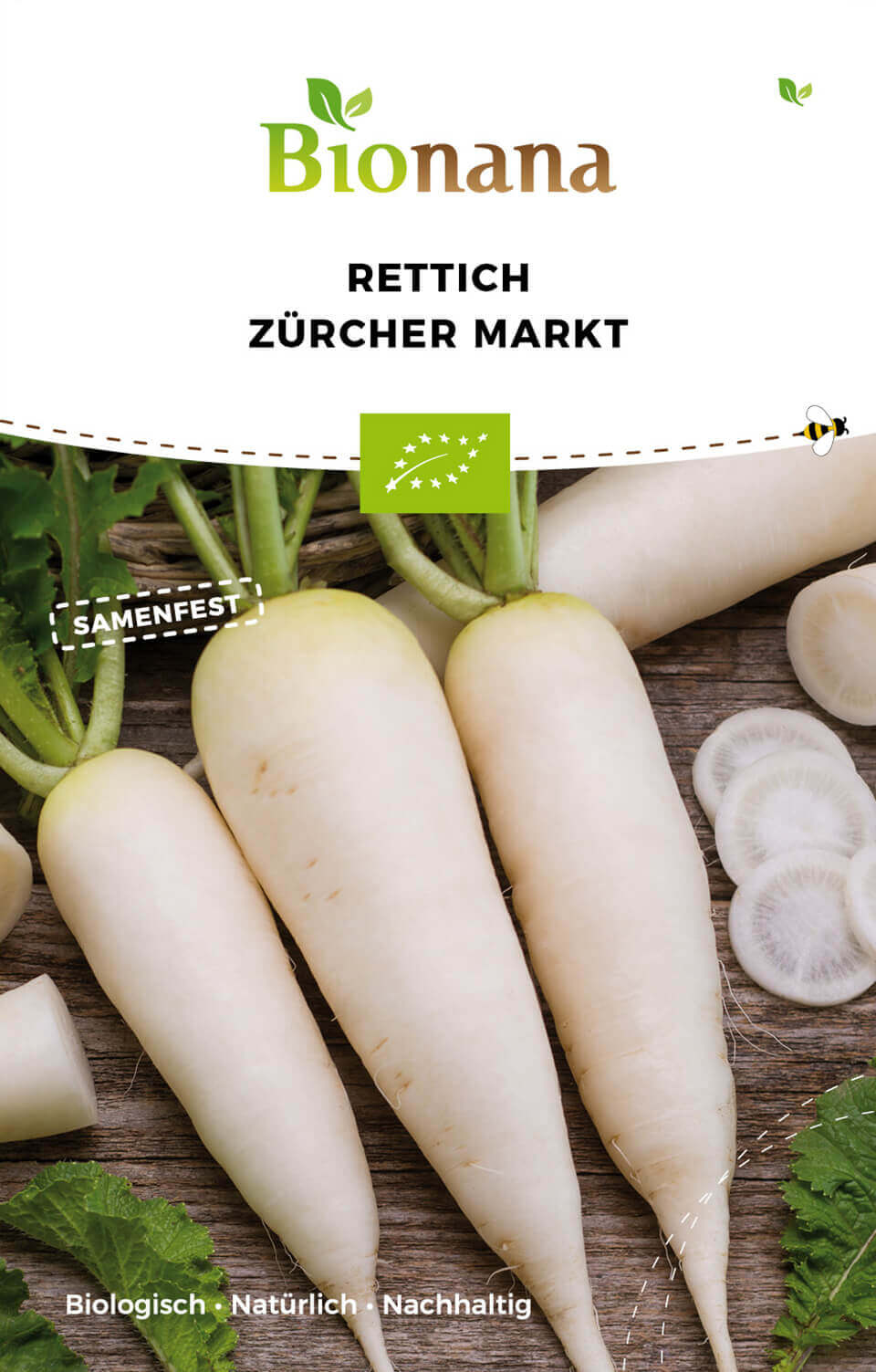 Artikelbild 1 von "BIO Rettich Zürcher Markt [MHD 12/2023]" aus der Kategorie Rettichsamen