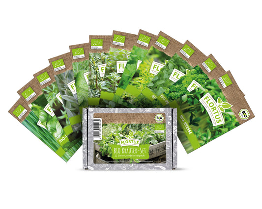 Artikelbild 2 von "FLORTUS BIO Kräuter-Set (12 Sorten)" aus der Kategorie Kräutersamen-Sets
