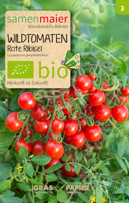 Artikelbild 1 von "BIO Wildtomaten Rote Ribisel" aus der Kategorie Wildtomatensamen