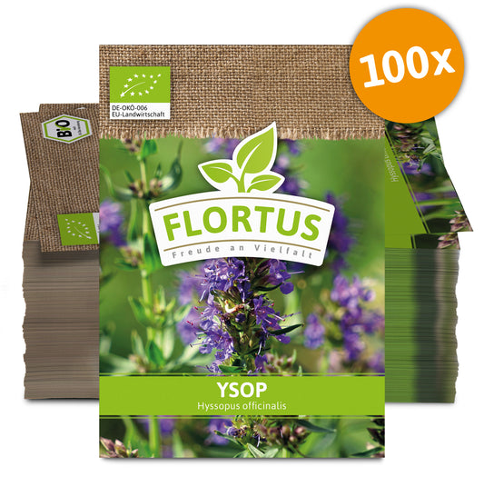 Ysop (100 Tütchen) | BIO Ysopsamen von FLORTUS