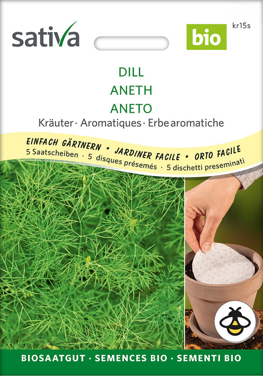 Artikelbild 2 von "BIO Dill (Saatscheiben) [MHD 12/2025]" aus der Kategorie Saatbänder & Saatplatten