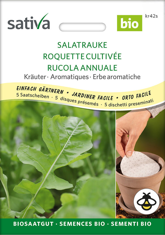 Artikelbild 2 von "BIO Salatrauke (Saatscheiben) [MHD 12/2025]"