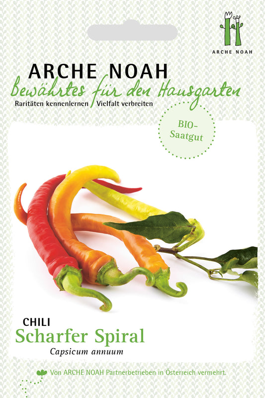 Chili Scharfer Spiral | BIO Chilisamen von Arche Noah