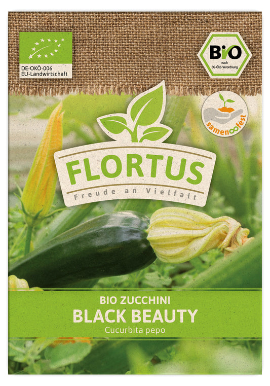 Artikelbild 1 von "BIO Zucchini Black Beauty" aus der Kategorie Zucchinisamen