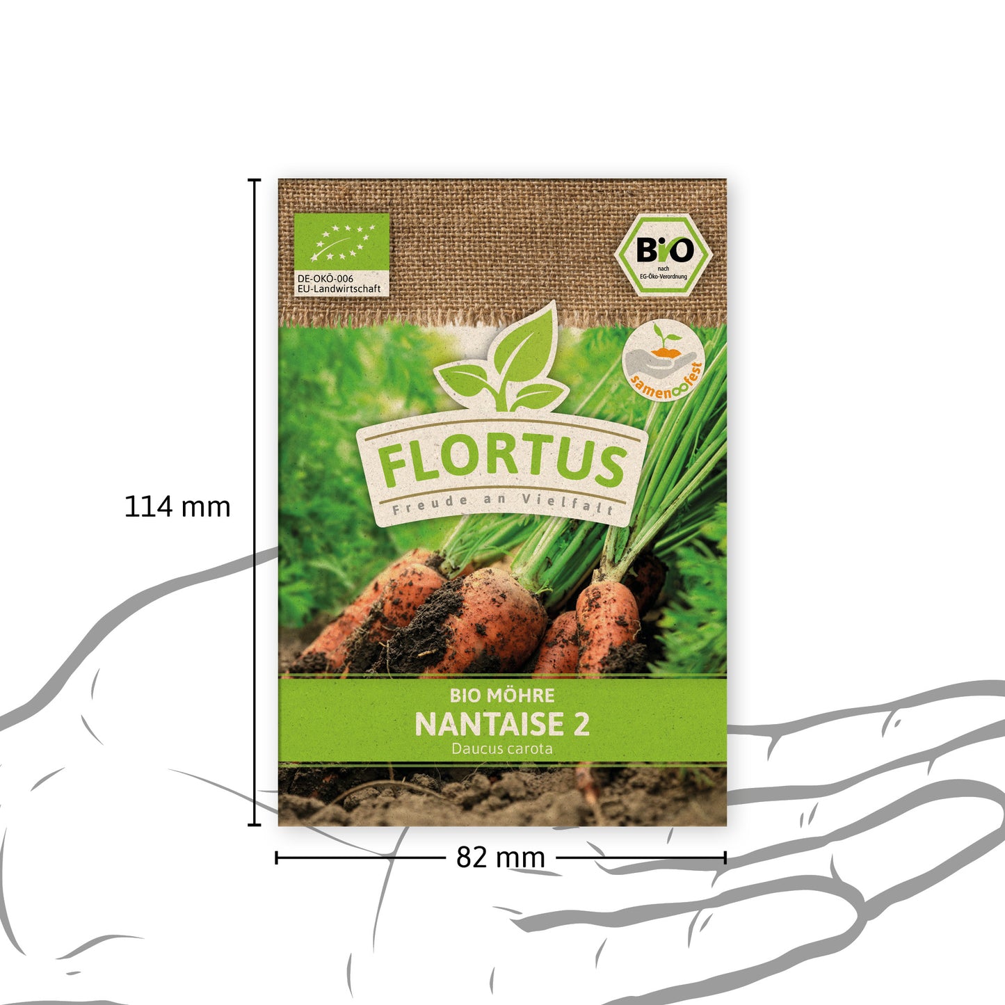 Artikelbild 4 von "BIO Möhre Nantaise 2" aus der Kategorie Möhrensamen