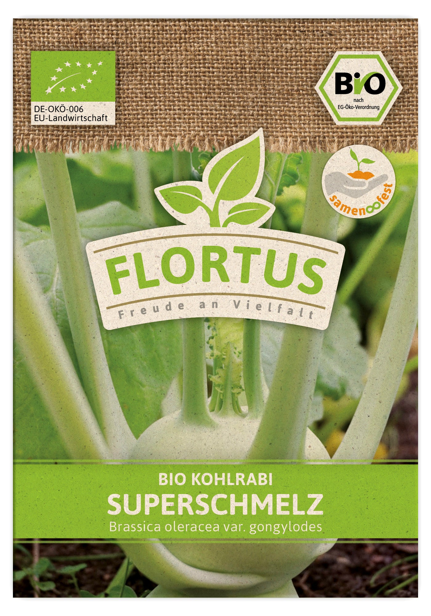 Artikelbild 1 von "BIO Kohlrabi Superschmelz" aus der Kategorie Kohlrabisamen