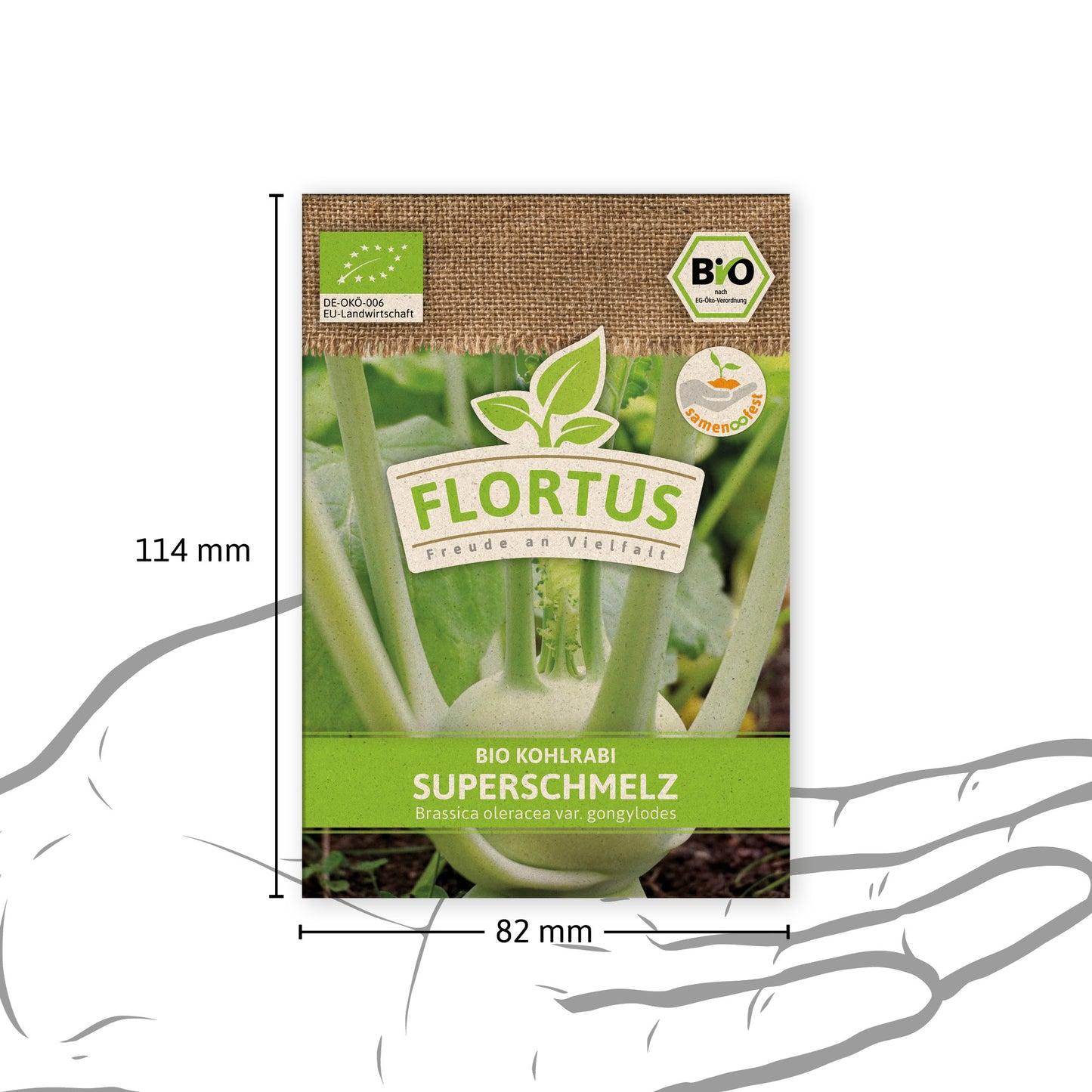 Artikelbild 4 von "BIO Kohlrabi Superschmelz" aus der Kategorie Kohlrabisamen
