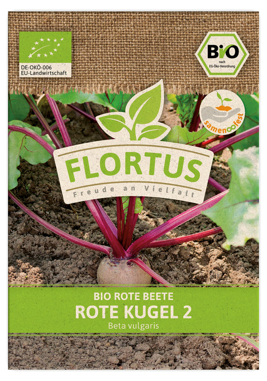 Artikelbild 1 von "BIO Rote Beete Rote Kugel 2" aus der Kategorie Rote Beetesamen