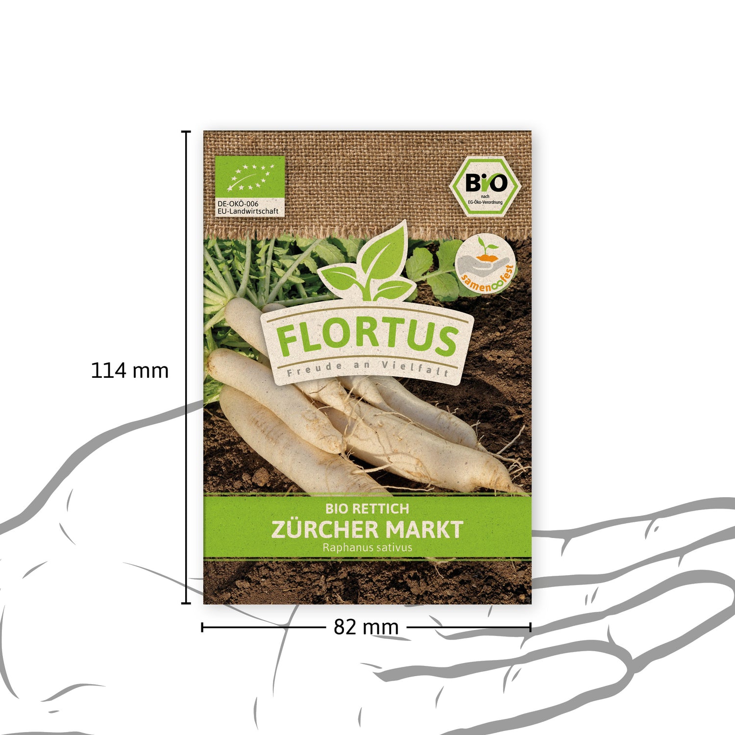 Artikelbild 4 von "BIO Rettich Zürcher Markt" aus der Kategorie Rettichsamen