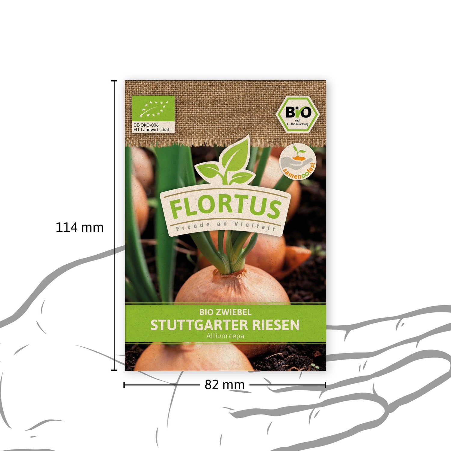 Artikelbild 4 von "BIO Zwiebel Stuttgarter Riesen" aus der Kategorie Zwiebelsamen