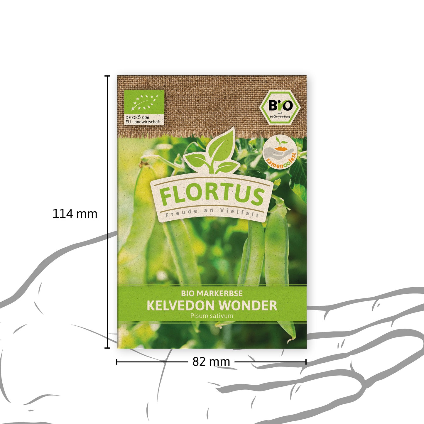 Artikelbild 4 von "BIO Markerbse Kelvedon Wonder" aus der Kategorie Markerbsensamen