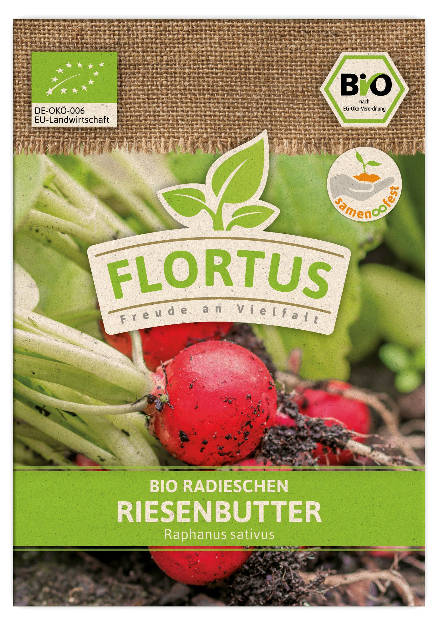 Artikelbild 1 von "BIO Radieschen Riesenbutter" aus der Kategorie Radieschensamen