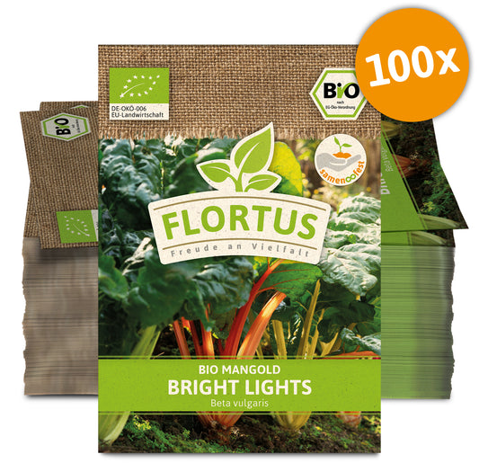 Mangold Bright Lights (100 Stück) | BIO Mangoldsamen von FLORTUS