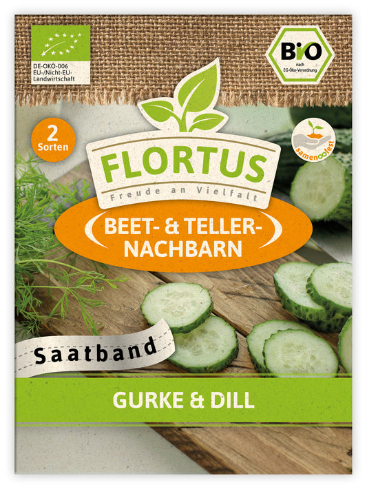Artikelbild 2 von "BIO Gurke & Dill (Saatband)" aus der Kategorie Saatbänder & Saatplatten