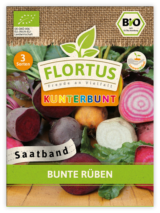 Artikelbild 2 von "BIO Bunte Rüben (Saatband)" aus der Kategorie Saatbänder & Saatplatten