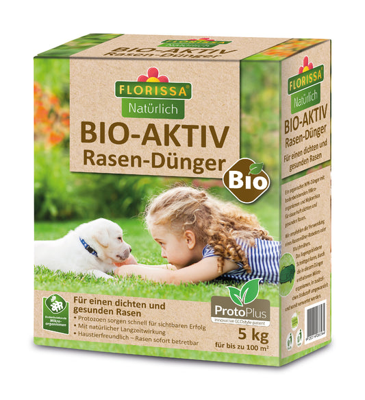 Artikelbild 1 von "BIO BIO-AKTIV Rasen-Dünger mit ProtoPlus (5 kg)" aus der Kategorie Rasendünger