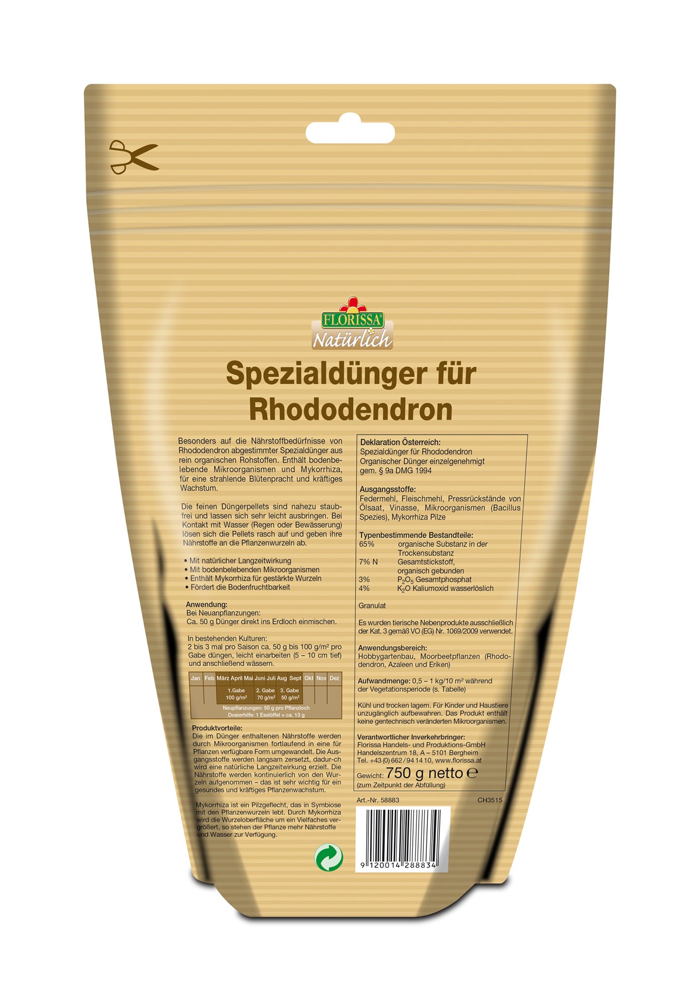 Artikelbild 2 von "BIO Spezialdünger für Rhododendron (750 g)"