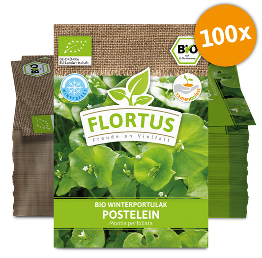Winterportulak Postelein (100 Tütchen) | BIO Portulaksamen von FLORTUS