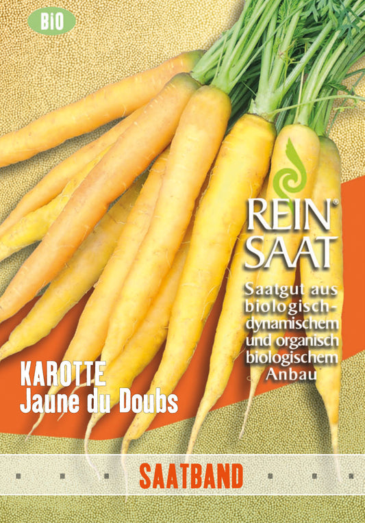 Artikelbild 1 von "BIO Möhre Jaune du Doubs (Saatband)" aus der Kategorie Möhrensamen