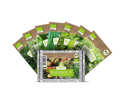 Grillkräuter-Set (7 Sorten) | BIO Kräutersamen Sets von FLORTUS