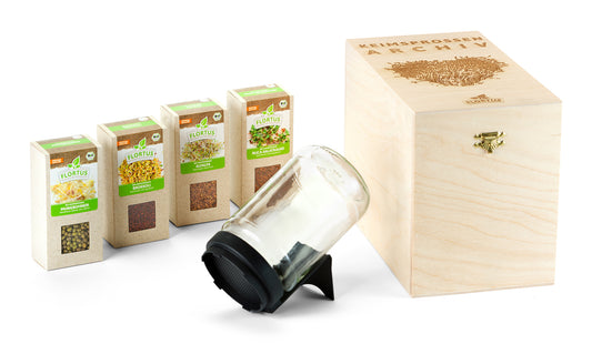 Artikelbild 1 von "BIO Keimsprossen Archiv - Einsteiger Set (4 Sorten)"