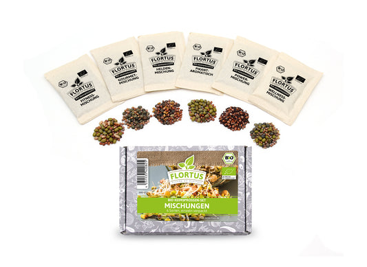 Artikelbild 1 von "BIO Keimsprossen Set Mischungen (6 Sorten)" aus der Kategorie Keimsprossen Sets